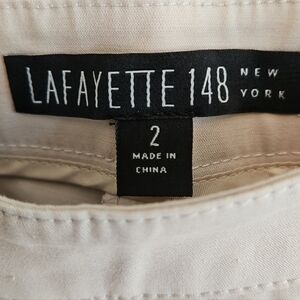 Lafayette 148 New York Bleecker Side Zip Pants, Size 2